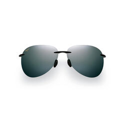 Maui Jim Canada Sugar Beach Sunglasses Gloss Black Grey 421-02