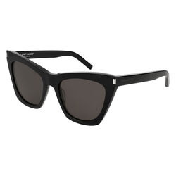 YSL Cat E Black Sunglasses Women Acetate
