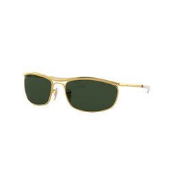 Rayban Gold Green Sunglasses Olympian I Deluxe