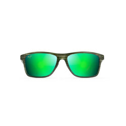 Maui Jim Canada Onshore Sunglasses Olive Stripe Fade Green Mirror GM798-15C