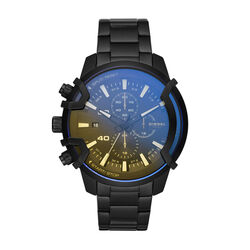 Diesel Iridescent Dial Black Stainless  48mm