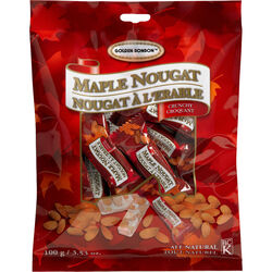 Canada True Crunchy Maple Nougat  100g