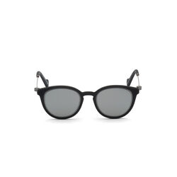 Montcler MTC Metal U Sunglasses Matte Blacksmoke Mirror 45