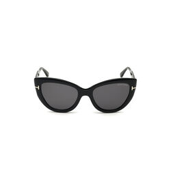 Tom Ford Plastic Ladies Sunglasses Black Smoke